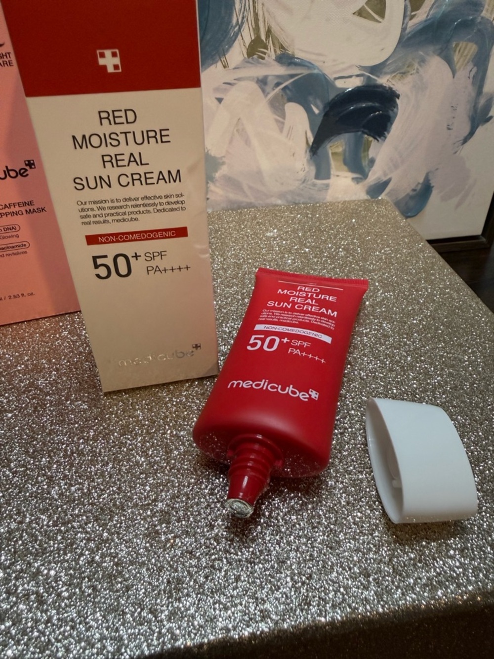 Medicube Red Moisture Real Sun Cream SPF 50+ PA++++ - Red